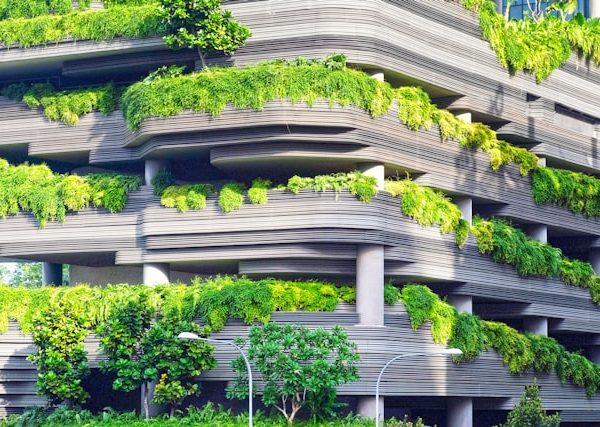 Contoh bangunan gedung hijau