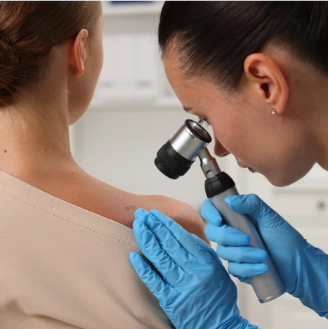 Proses pemeriksaan kulit